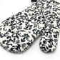 Francfranc Damask Neo Curuk Oven Mitts Kitchenware Cotton Unisex White