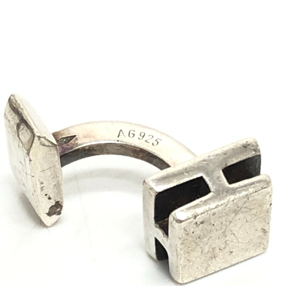 HERMES H スクエア カフス 小物 アクセサリー カフス SV925 レディース シルバー - brandshop-reference