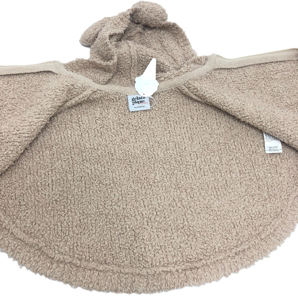 gelato pique ハロウィン 2020 イヌモコbabyポンチョ アパレル ベビー服 フード ポンチョ ポリエステル キッズ ベージュ