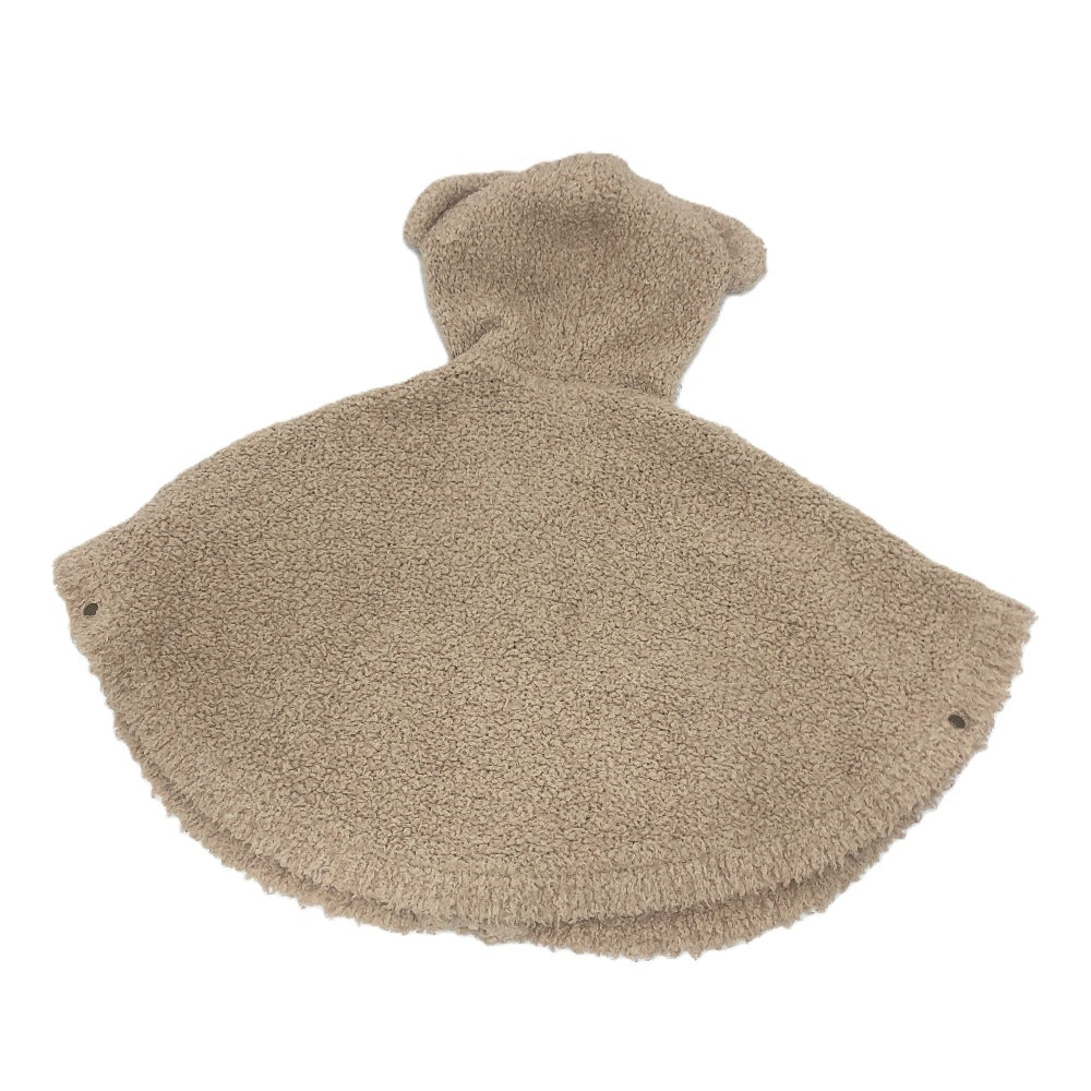 gelato pique ハロウィン 2020 イヌモコbabyポンチョ アパレル ベビー服 フード ポンチョ ポリエステル キッズ ベージュ