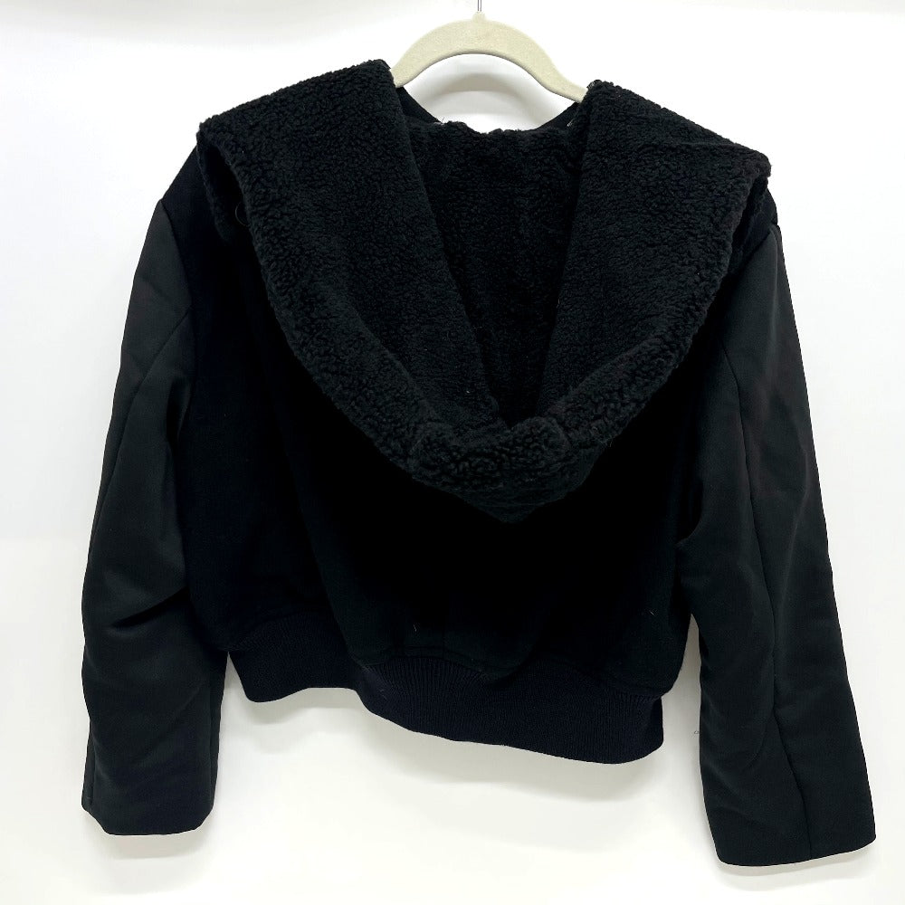 GVGV Women's Wool Hooded Jacket in Black