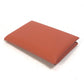 HERMES Business Card Holder/Pass Case with Calvi Palm Tree Design, Bifold Card Case, Swift, Unisex, Orange