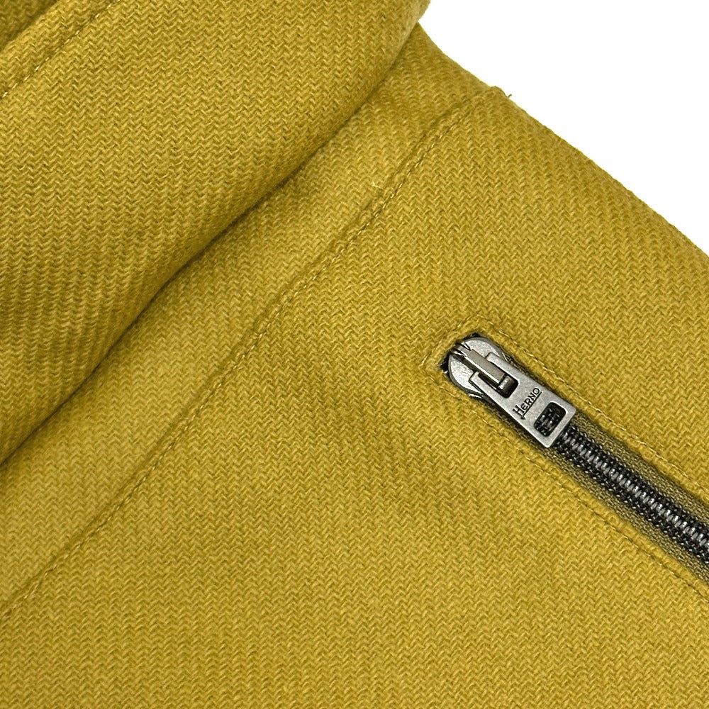 Herno PA000109U パッカブル アパレル ジップアップ ロングコート アウター  ロングコート ウール メンズ ブラウン - brandshop-reference