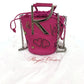 ROGER VIVIER Funny Love 2WAY Bag Chain Shoulder Bag Handbag Suede Women's Pink
