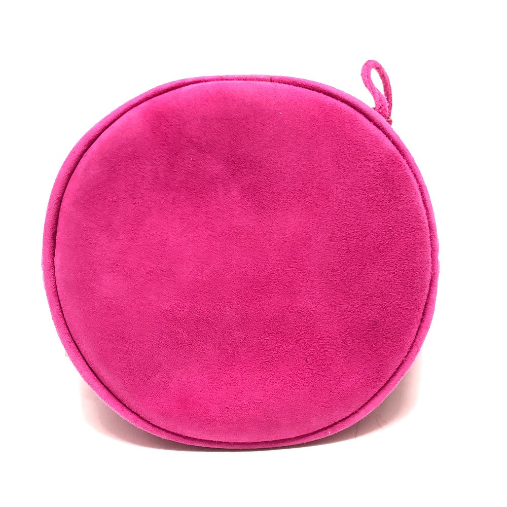 ROGER VIVIER Funny Love 2WAY Bag Chain Shoulder Bag Handbag Suede Women's Pink