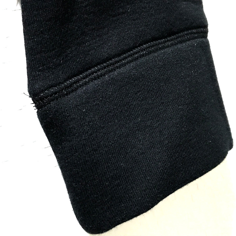 MSGM 1741MDA35 Lip Motif Sweat Dress, Cotton, Women's, Black/Navy, Tag Included