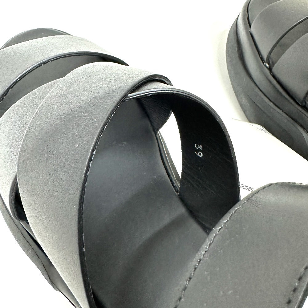 MSGM 2242MDS19 グラディエーター サンダル レザー レディース ブラック - brandshop-reference