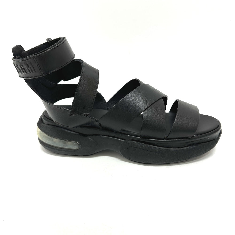MSGM 2242MDS19 グラディエーター サンダル レザー レディース ブラック - brandshop-reference