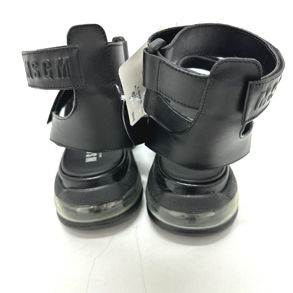 MSGM 2242MDS19 グラディエーター サンダル レザー レディース ブラック - brandshop-reference