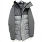 CANADA GOOSE 2581M Clarence Coat, Men's Gray Down Jacket with Fur Hood