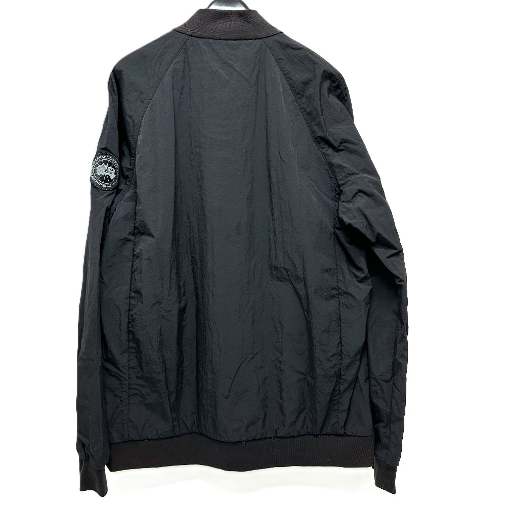 Kanada Goose 2441MB Nylon Switching Windbridge Apparel Out Zip Up Jacket Nylon Lelaki Hitam