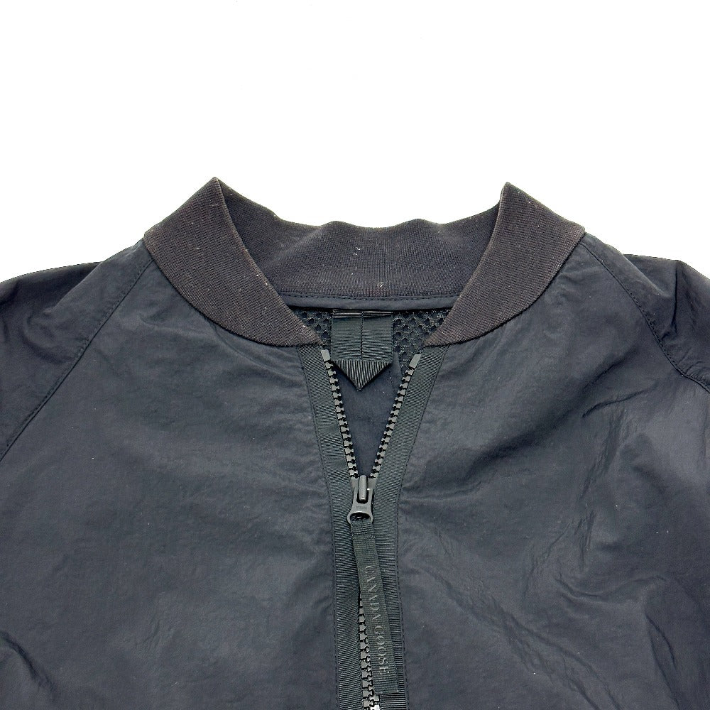 Kanada Goose 2441MB Nylon Switching Windbridge Apparel Out Zip Up Jacket Nylon Lelaki Hitam