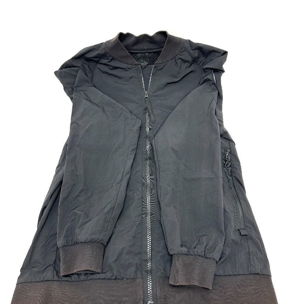 Kanada Goose 2441MB Nylon Switching Windbridge Apparel Out Zip Up Jacket Nylon Lelaki Hitam