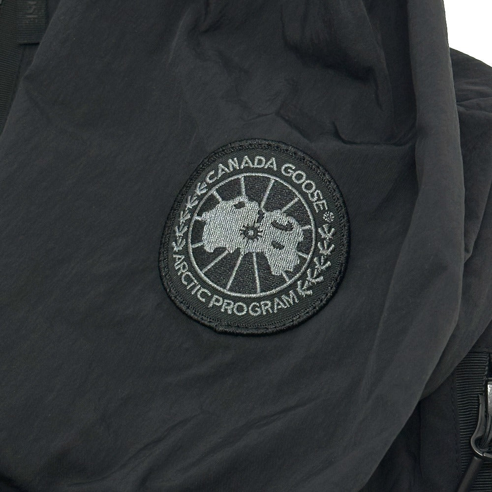 Kanada Goose 2441MB Nylon Switching Windbridge Apparel Out Zip Up Jacket Nylon Lelaki Hitam