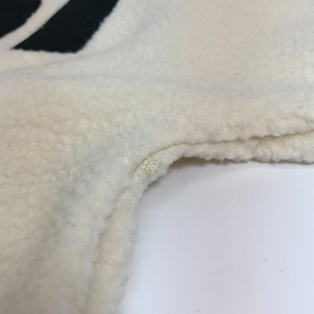 Bristol FCRB-222045 F.C.Real Bristol BOA FLEECE BIG LOGO CREWNECK TOP ボア フリース トレーナー ポリエステル メンズ OFF WHITE ホワイト