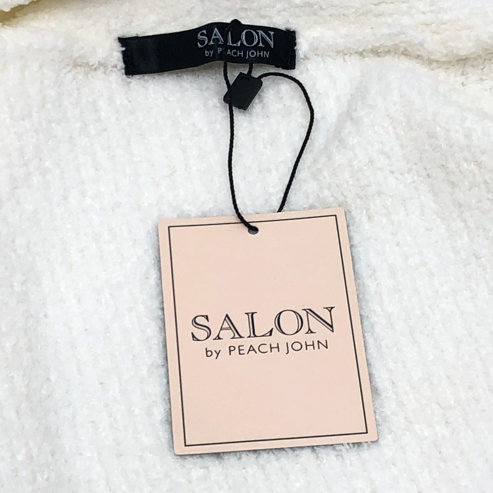 Peach John Salon by Peach John Fluffy Loungewear Long-Sleeve Gown Pajamas Tops & More Cotton Ladies White