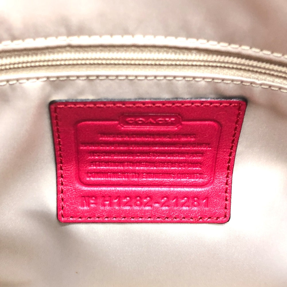 COACH 21281 マディソン ギャザード 2WAYバック トートバック バック カバン トートバッグ レザー レディース レッド - brandshop-reference