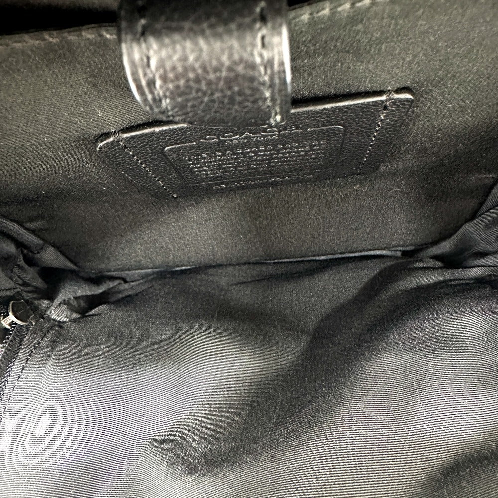 COACH F54770 ロゴ クロスボディ カバン ボディバッグ レザー レディース ブラック - brandshop-reference