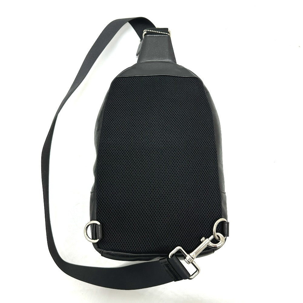 COACH F54770 ロゴ クロスボディ カバン ボディバッグ レザー レディース ブラック - brandshop-reference