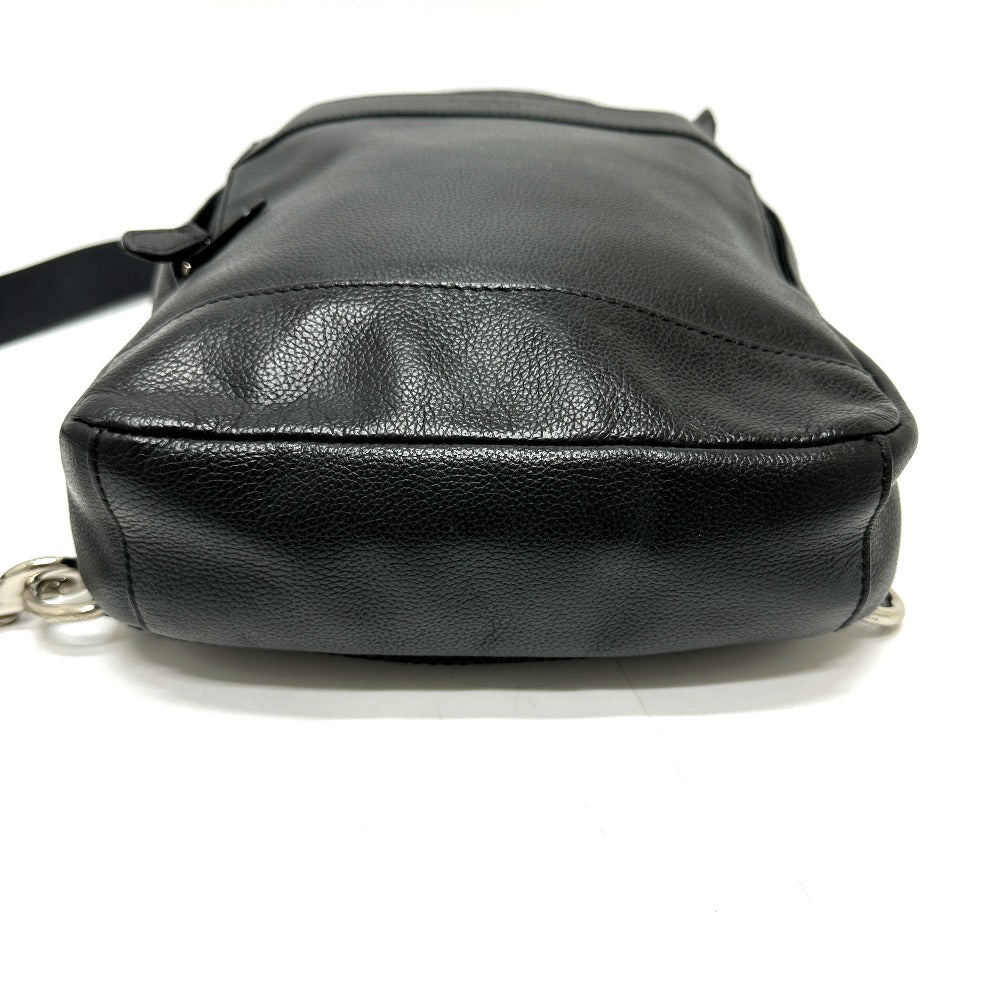 COACH F54770 ロゴ クロスボディ カバン ボディバッグ レザー レディース ブラック - brandshop-reference