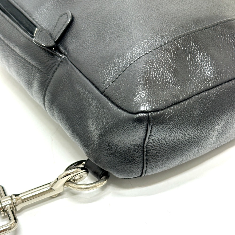 COACH F54770 ロゴ クロスボディ カバン ボディバッグ レザー レディース ブラック - brandshop-reference