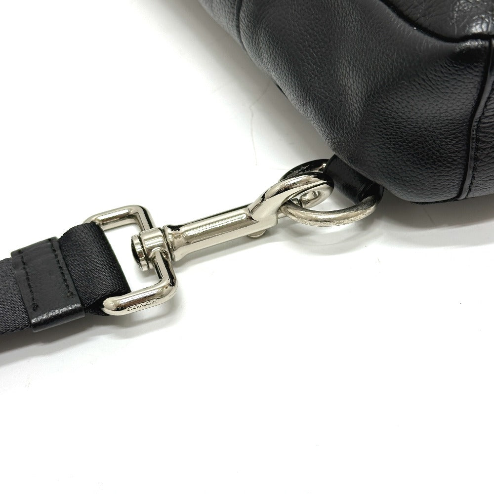 COACH F54770 ロゴ クロスボディ カバン ボディバッグ レザー レディース ブラック - brandshop-reference