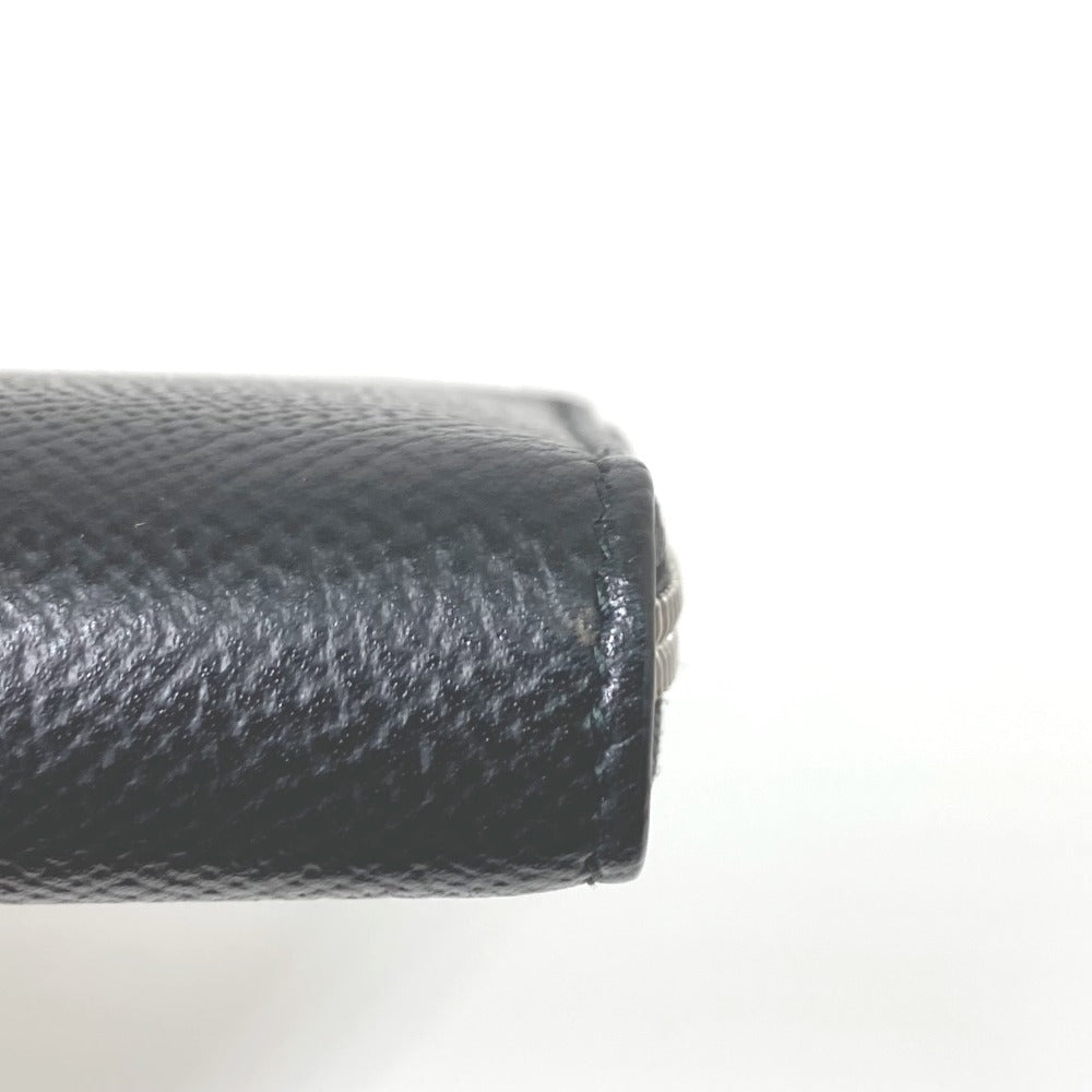 Dunhill Round Zip 6-Key Case, Leather Goods, Key Holder, 6-Key Case with Key Fob, Men's, Black