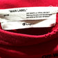 OFF-WHITE OMBA021S188750502010 Sweatshirt, 2018SS Champion Collaboration Crew Neck Sweatshirt, Cotton, Men's, Red/Black