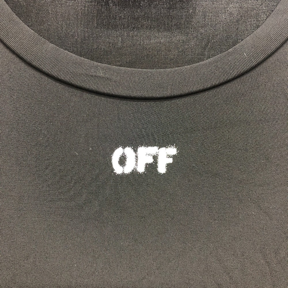 OFF-WHITE OWAE23-RTW0098 Off-White ロゴ シームレスシャツ 長袖 ロングTシャツ アパレル ロングＴシャツ レーヨン メンズ - brandshop-reference