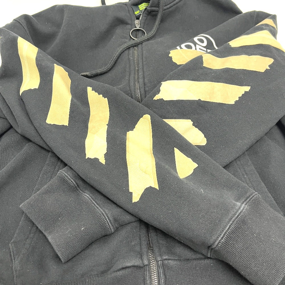 OFF-WHITE OMBE001R20E30002 19AW アパレル 服 ジップアップ ジャケット フーディ パーカー コットン メンズ ブラック