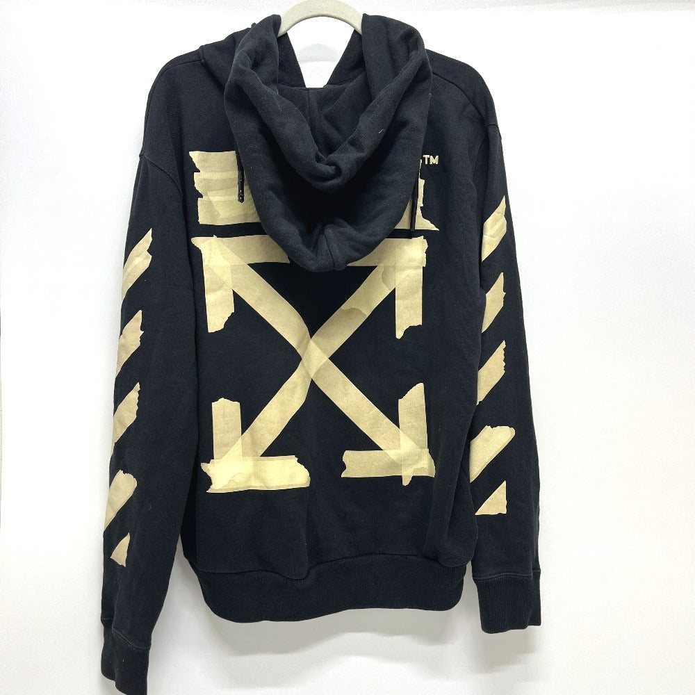 OFF-WHITE OMBE001R20E30002 19AW アパレル 服 ジップアップ ジャケット フーディ パーカー コットン メンズ ブラック