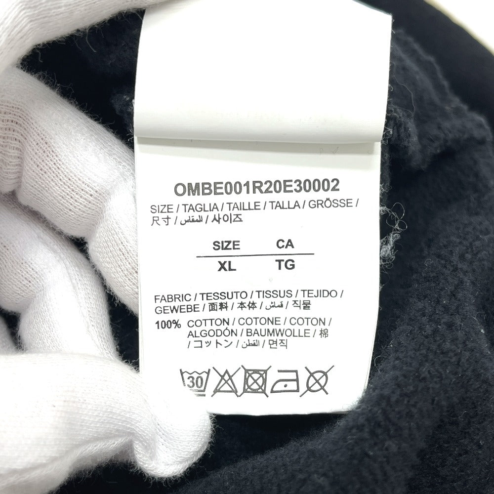 OFF-WHITE OMBE001R20E30002 19AW アパレル 服 ジップアップ ジャケット フーディ パーカー コットン メンズ ブラック