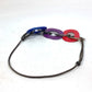 HERMES Caramba Multicolor Necklace in Buffalo Horn, Red, for Women