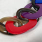 HERMES Caramba Multicolor Necklace in Buffalo Horn, Red, for Women