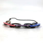 HERMES Caramba Multicolor Necklace in Buffalo Horn, Red, for Women