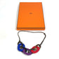 HERMES Caramba Multicolor Necklace in Buffalo Horn, Red, for Women