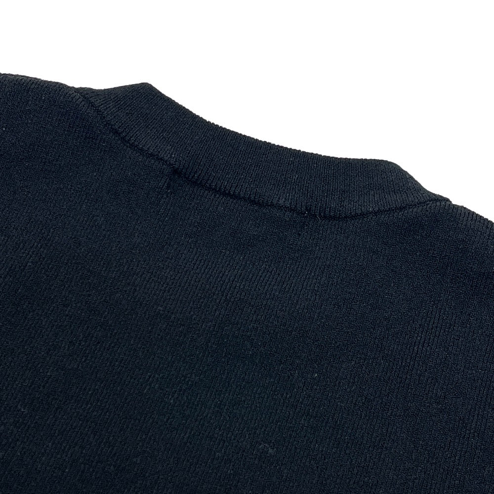 UN3D 522422601101 Short Knit Top, Sleeve-Toggle Knit, Short Length, Rayon, Women's, Black