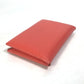 HERMES Bifold Calvi Business Card Holder, Pass Case, Card Case, Epson, Women's, Rose Texas, Red