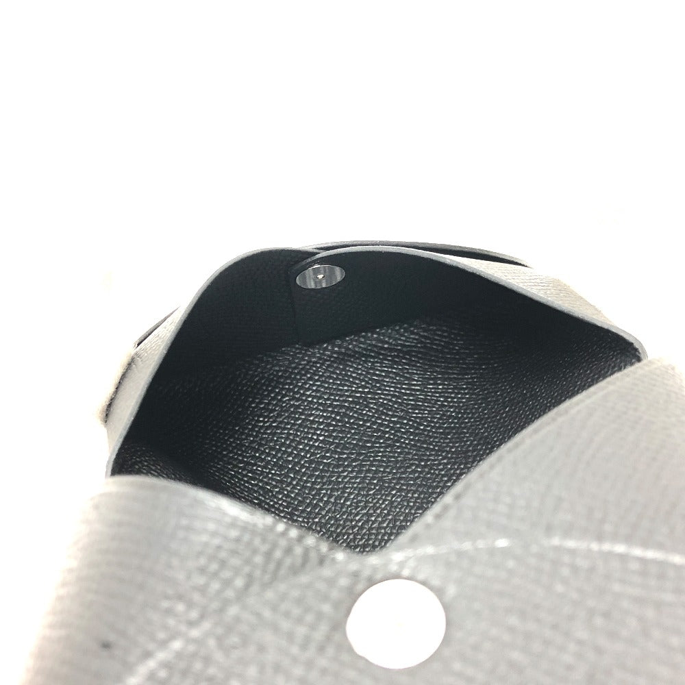 HERMES カルヴィ 名刺入れ 2つ折り カードケース エプソン レディース ブラック