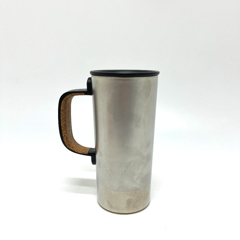 Starbucks Coffee Home Collection Stainless Steel Mug, Raw Finish, 355ml (12oz) Water Bottle/Tumbler with Handle, Unisex