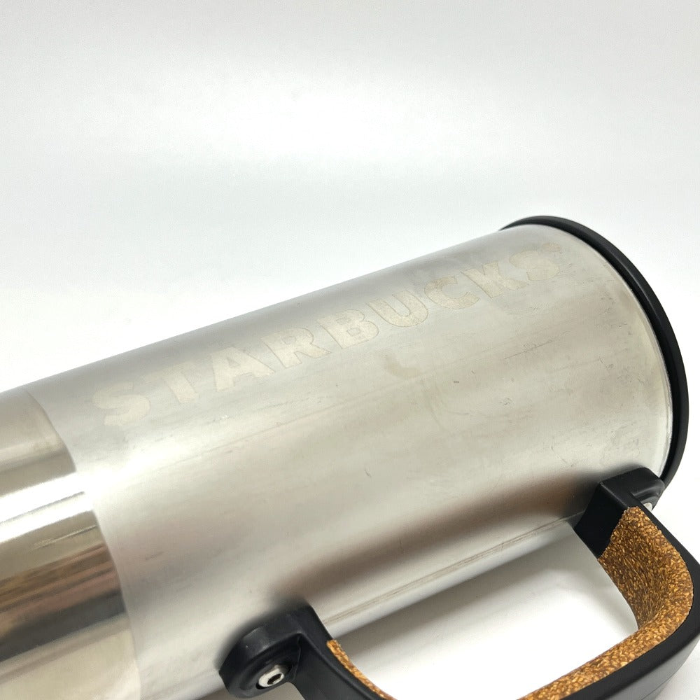Starbucks Coffee Home Collection Stainless Steel Mug, Raw Finish, 355ml (12oz) Water Bottle/Tumbler with Handle, Unisex