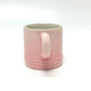 LE CREUSET Baby mug Ceramic tableware cups Mug Pottery Milky pink pink Used