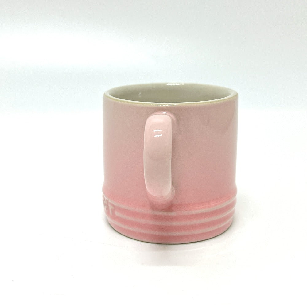 LE CREUSET Baby mug Ceramic tableware cups Mug Pottery Milky pink pink Used