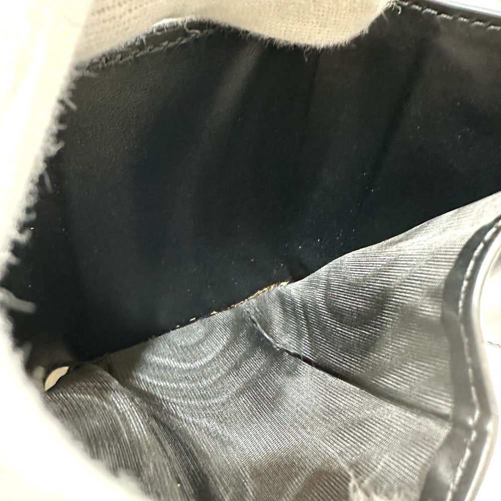 Maison Margiela SA2UI0005 ステッチ コンパクトウォレット 短財布 3つ折り財布 レザー レディース ブラック