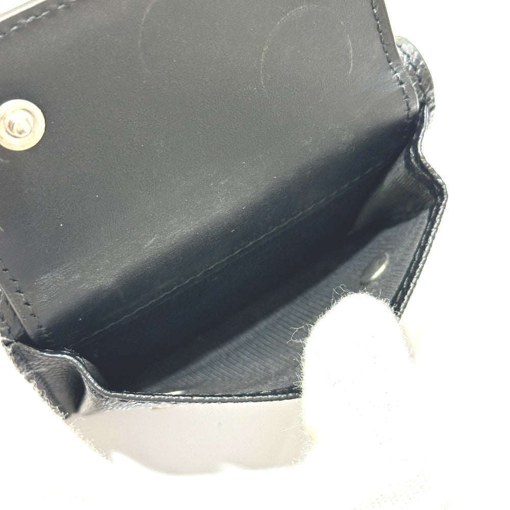Maison Margiela SA2UI0005 ステッチ コンパクトウォレット 短財布 3つ折り財布 レザー レディース ブラック