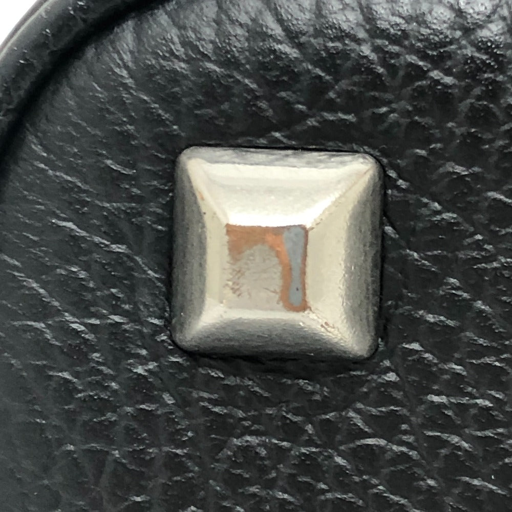 Maison Margiela 56WG0081 5AC マイクロ カバン 2WAY チェーン ショルダー ハンドバッグ レザー レディース ブラック