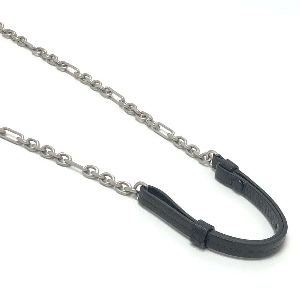 Maison Margiela 56WG0081 5AC マイクロ カバン 2WAY チェーン ショルダー ハンドバッグ レザー レディース ブラック