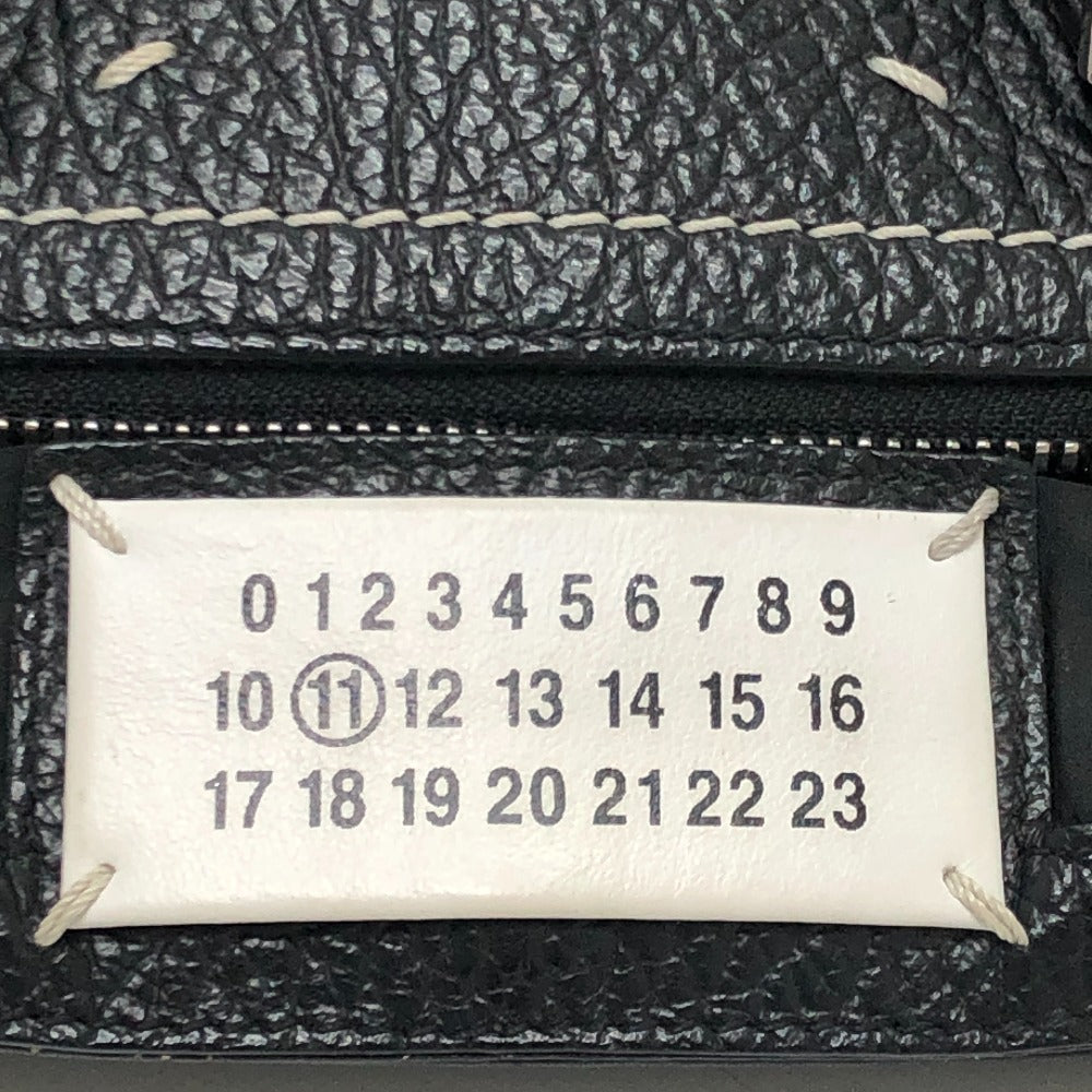 Maison Margiela 56WG0081 5AC マイクロ カバン 2WAY チェーン ショルダー ハンドバッグ レザー レディース ブラック