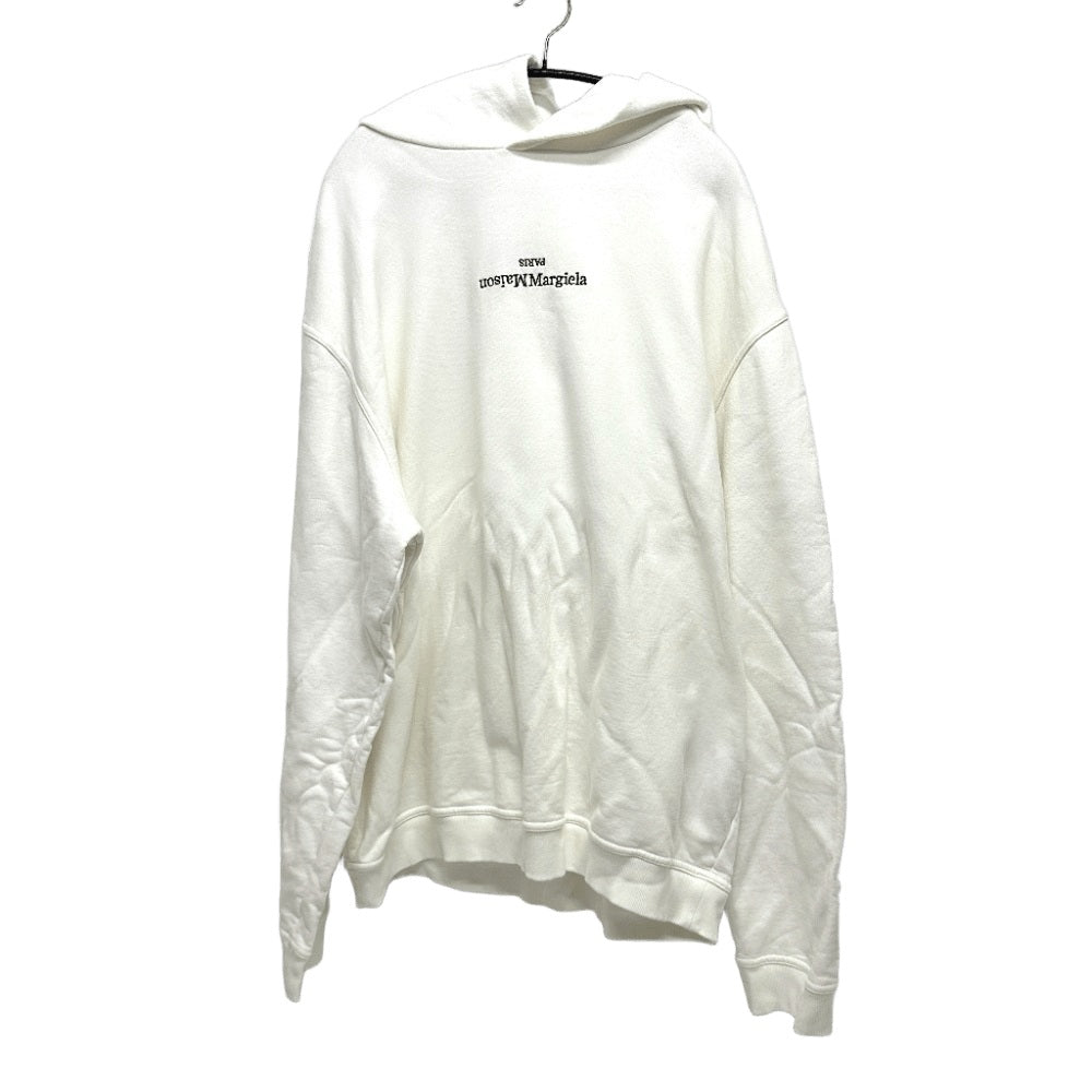 Maison Margiela 22AW ロゴ フーディ アパレル パーカー コットン メンズ ホワイト - brandshop-reference