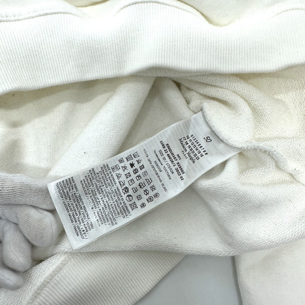 Maison Margiela 22AW ロゴ フーディ アパレル パーカー コットン メンズ ホワイト - brandshop-reference